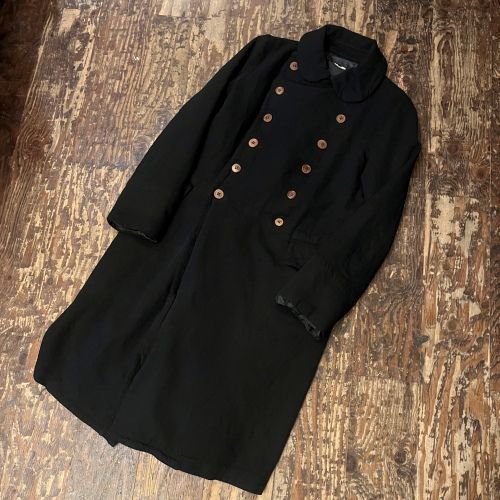コムデギャルソンコムデギャルソン ポリ縮絨 コート コムコム 丸襟 COMME des GARCONS COMME des GARCONS コム・デ・ギャルソン