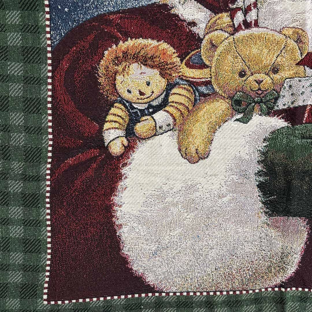vintageラグ カーペット マルチカバー、クリスマス、ティーポット 443 vintageラグ カーペット マルチカバー、クリスマス
