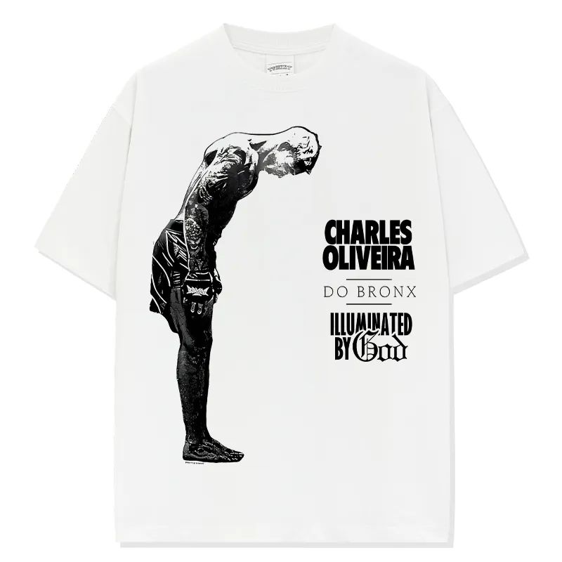 【UFC正規品•新品】チャールズ・オリベイラ ヴィンテージ加工TシャツXLサイズ チャールズ・オリベイラ UFC Charles Oliveira ヴィンテージ加工