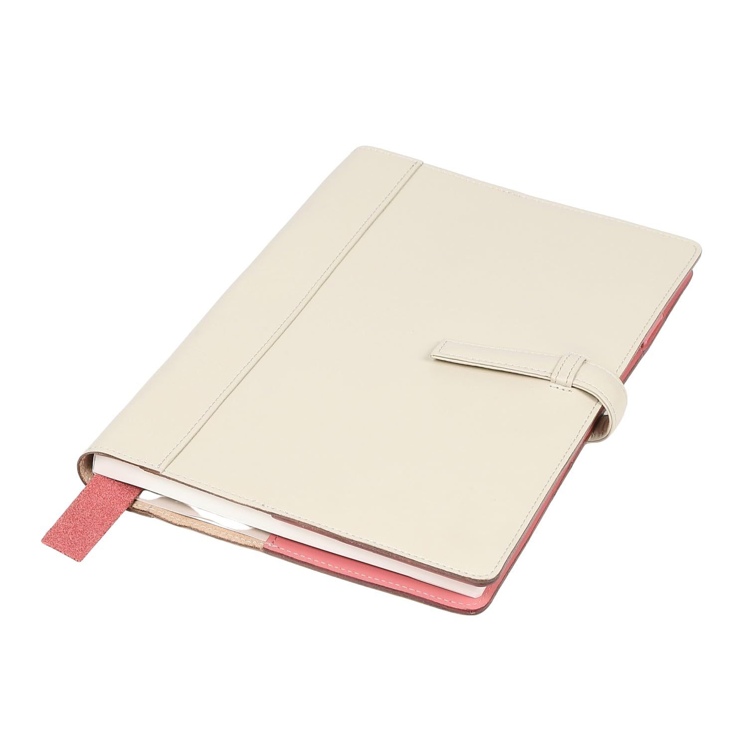 新着商品 ベージュ b5-monoleather ノート 手帳 ダイアリー 牛本革 b5サイズ 手帳カバー バイ 本革 B5サイズ ノートカバー Lightex
