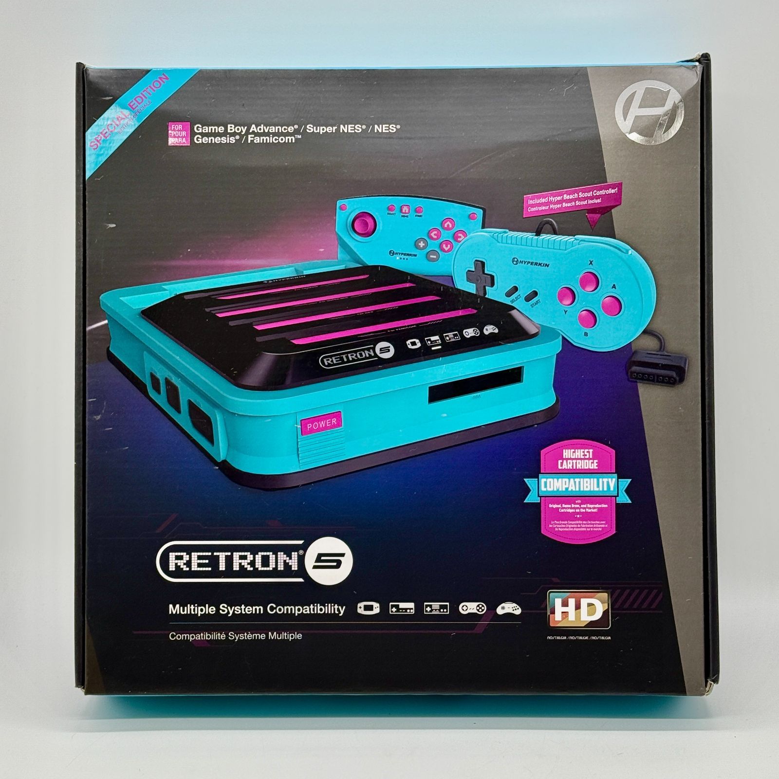 品 HDゲームコンソール Hyperkin RetroN 5 HD Special Edition Hyper Beach レトロン5 互換機 レトロゲーム