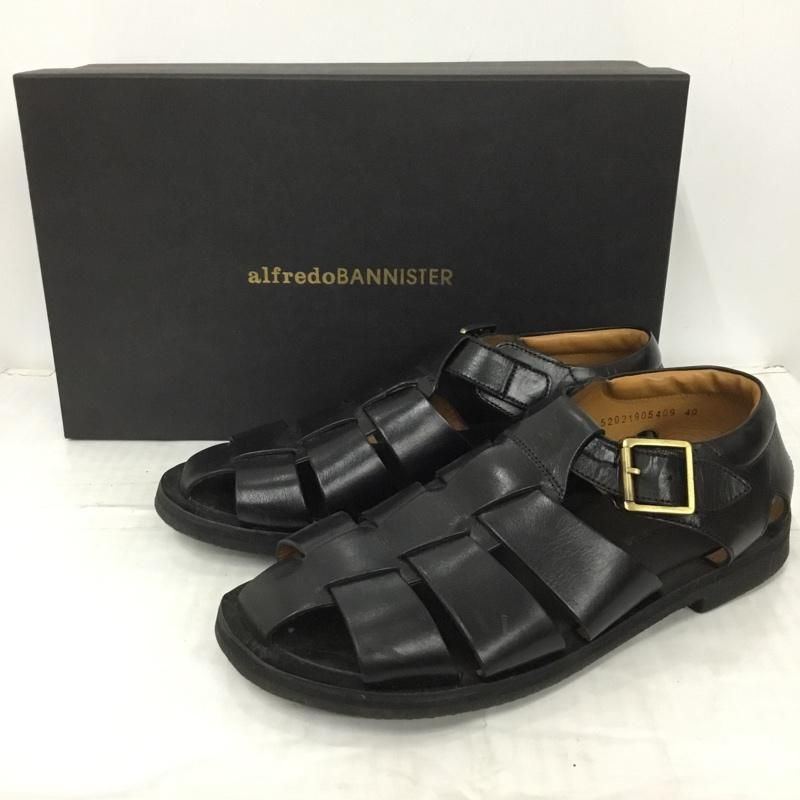 alfredoBANNISTER アルフレッドバニスター サンダル 52021905409 オールレザーグルカサンダル 40 箱有