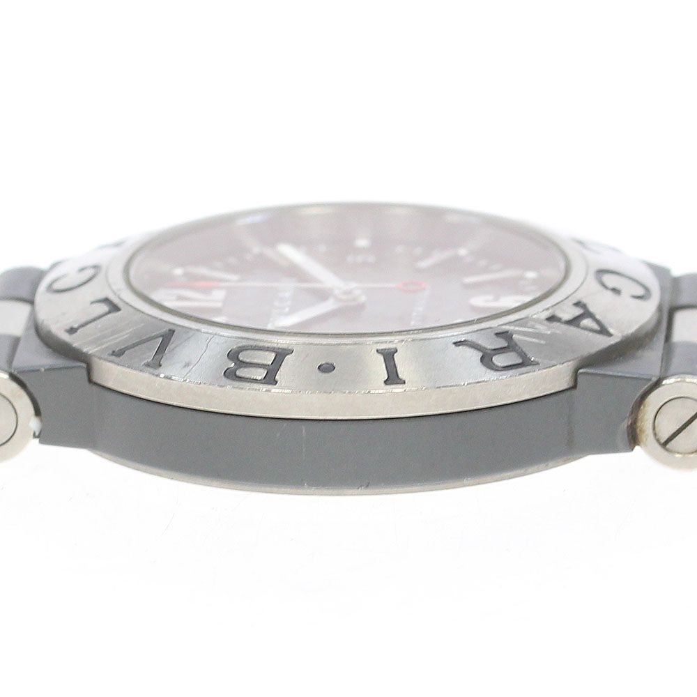 ブルガリ BVLGARI TI38TA ディアゴノ チタニウム デイト 自動