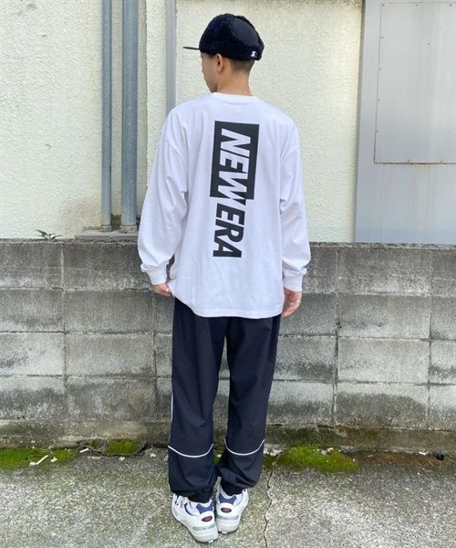 【ムラスポ公式】NEW ERA ニューエラ 13697253 メンズ 長袖 Tシャツ バックプリント KK1 B27