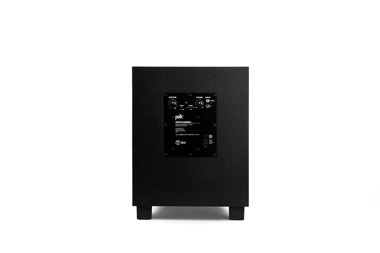 POLK ポークオーディオ　サブウーファー　MXT10 中古美品 Polk Audio - MXT10/マットブラック（1台/サブウーファー）《JP