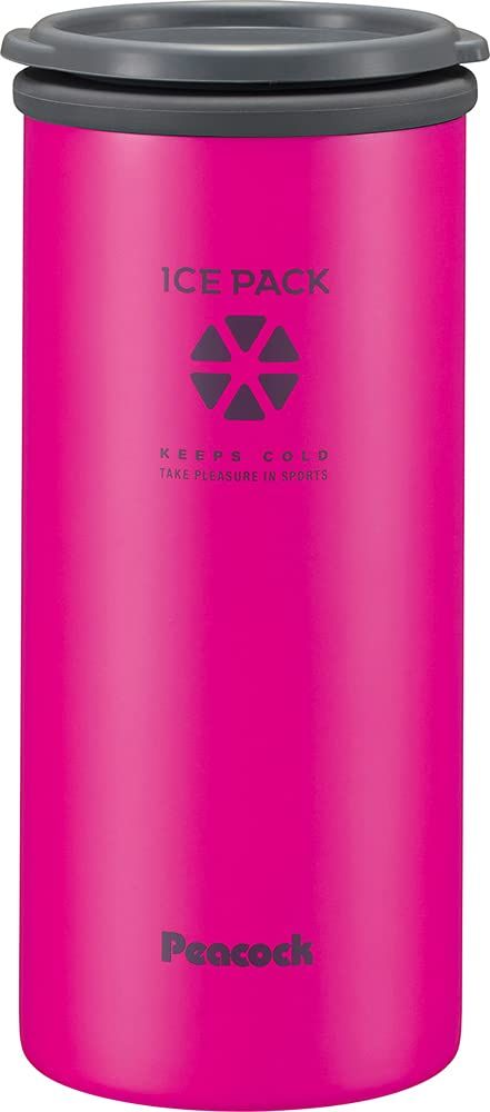 ピーコック 氷のう 冷たさ キープホルダー付き アイスパック 0.5L ビビッドピンク ABA-50 PVD [ビビッドピンク]
