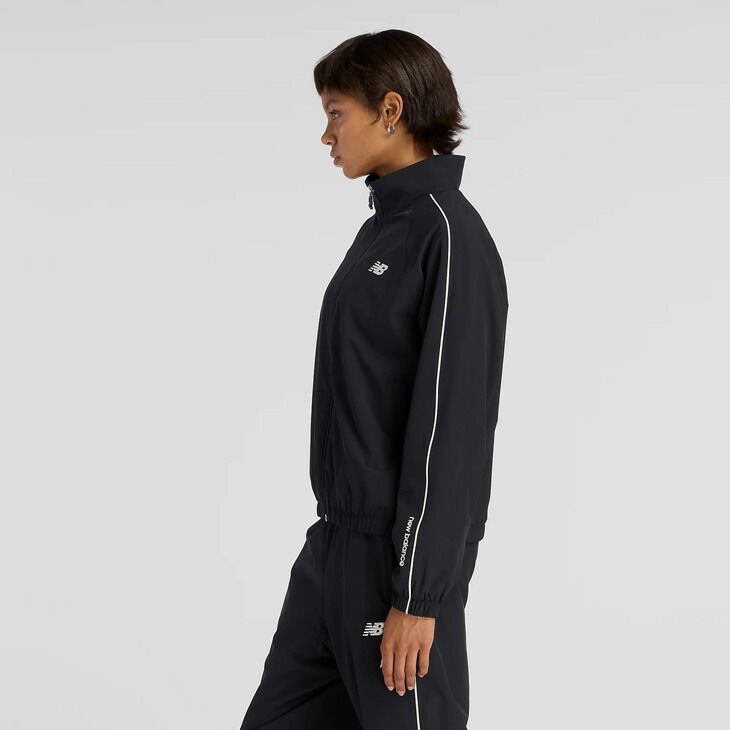 ニューバランス 上下セット レディース Newbalance 裏起毛トリコット ジャケット ロングパンツ セットアップ ウーブン トラックスーツ トレーニング スポーツウエア アウター 長ズボン 服 AWJ53171-AWP53171-BK WWW_NOITHATQUANGTHANH_NET