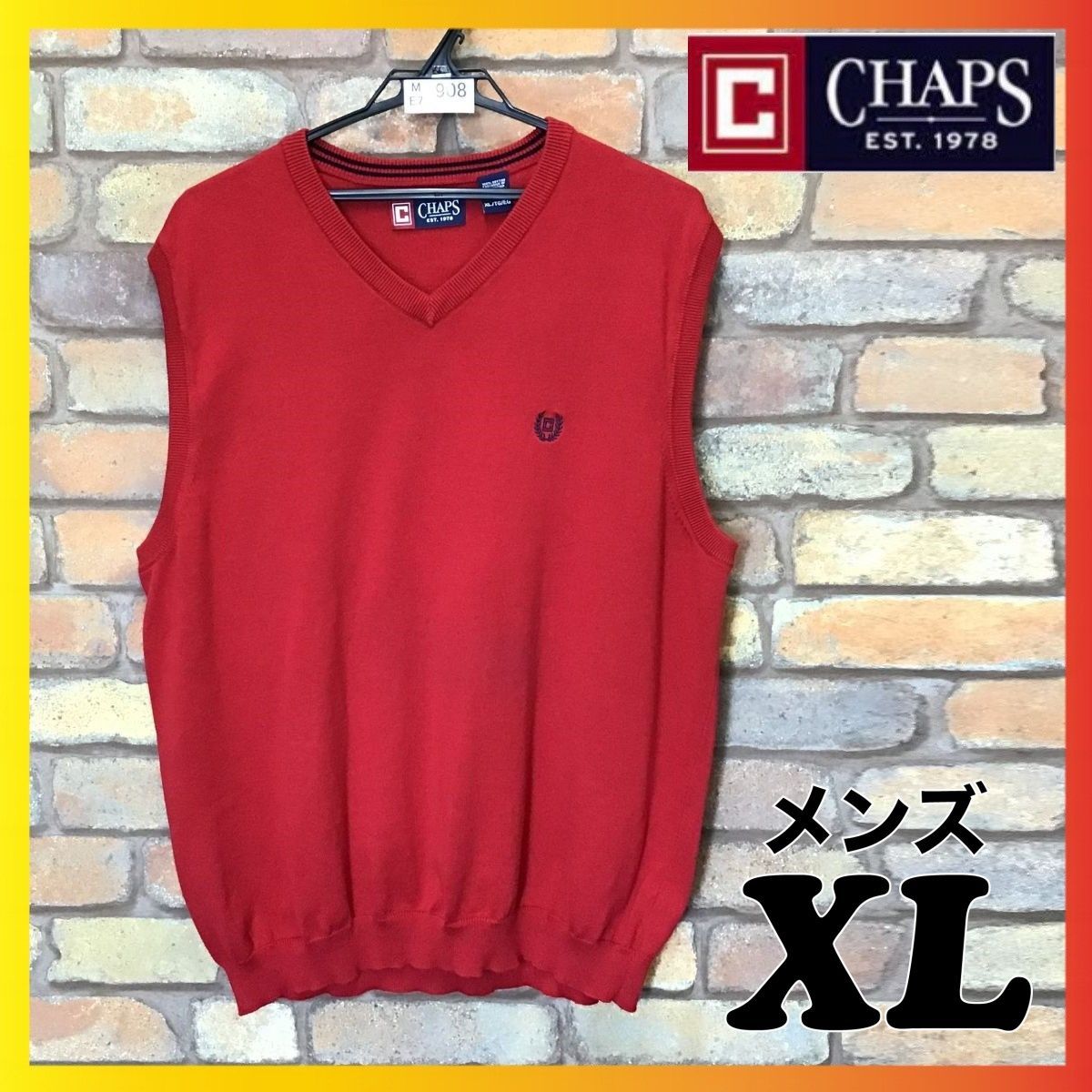 ☆美品☆ME7-908☆USAビッグサイズ☆状態良好☆【CHAPS チャップス