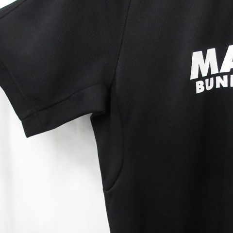 マスターバニーエディション　ゴルフウェア　ハーフジップ　半袖シャツ　ブラック　5 マスターバニー MASTER BUNNY EDITION エディション ゴルフ