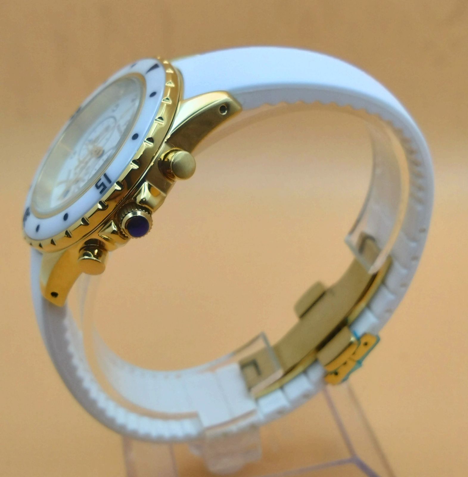 Folli Follie腕時計 電池交換済み 3色の替えベルト付き - 時計