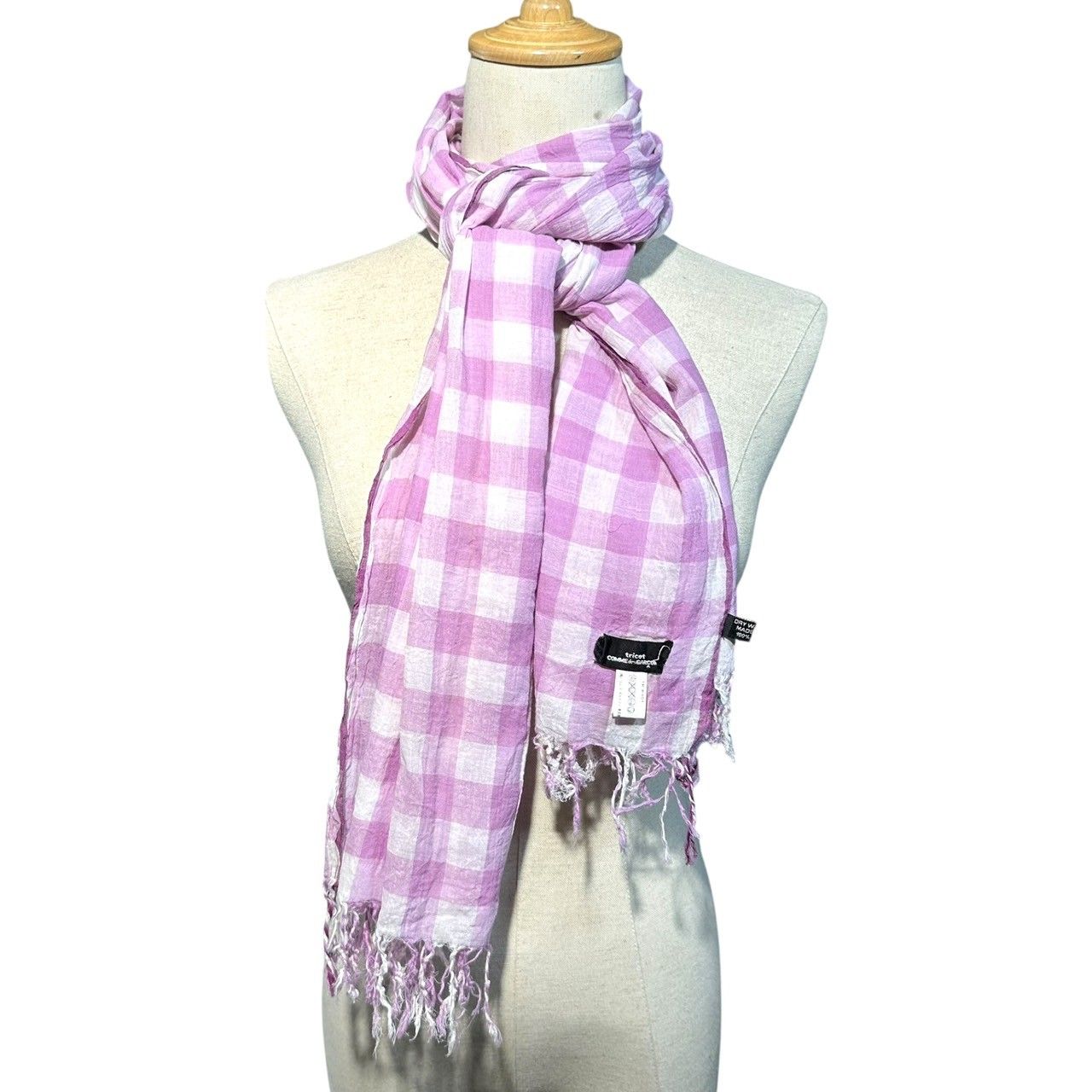 TORICOコム・デ・ギャルソンチェックストール トリココムデギャルソン