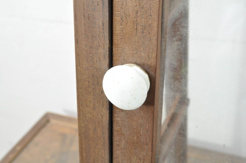 GMIS202○えぞ民芸家具 グレース キュリオケース 飾り棚 ガラス