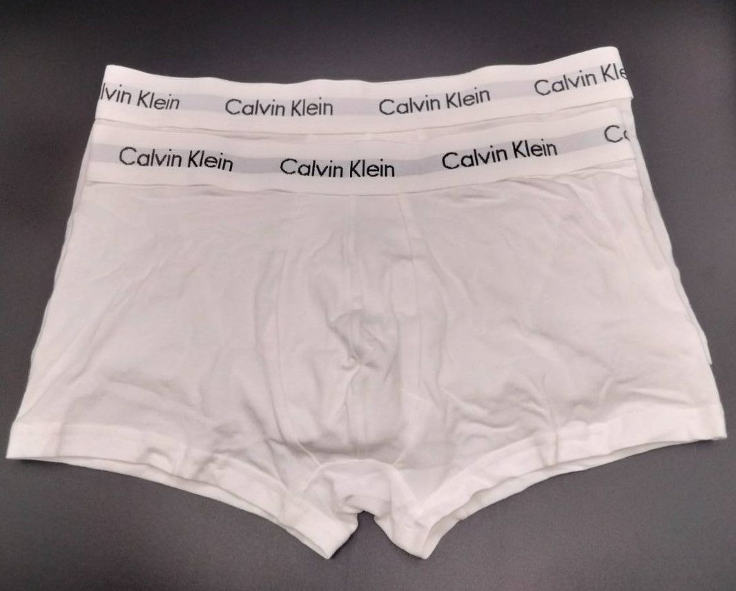 Calvin Klein(カルバンクライン) ローライズボクサーパンツ ホワイト M ...