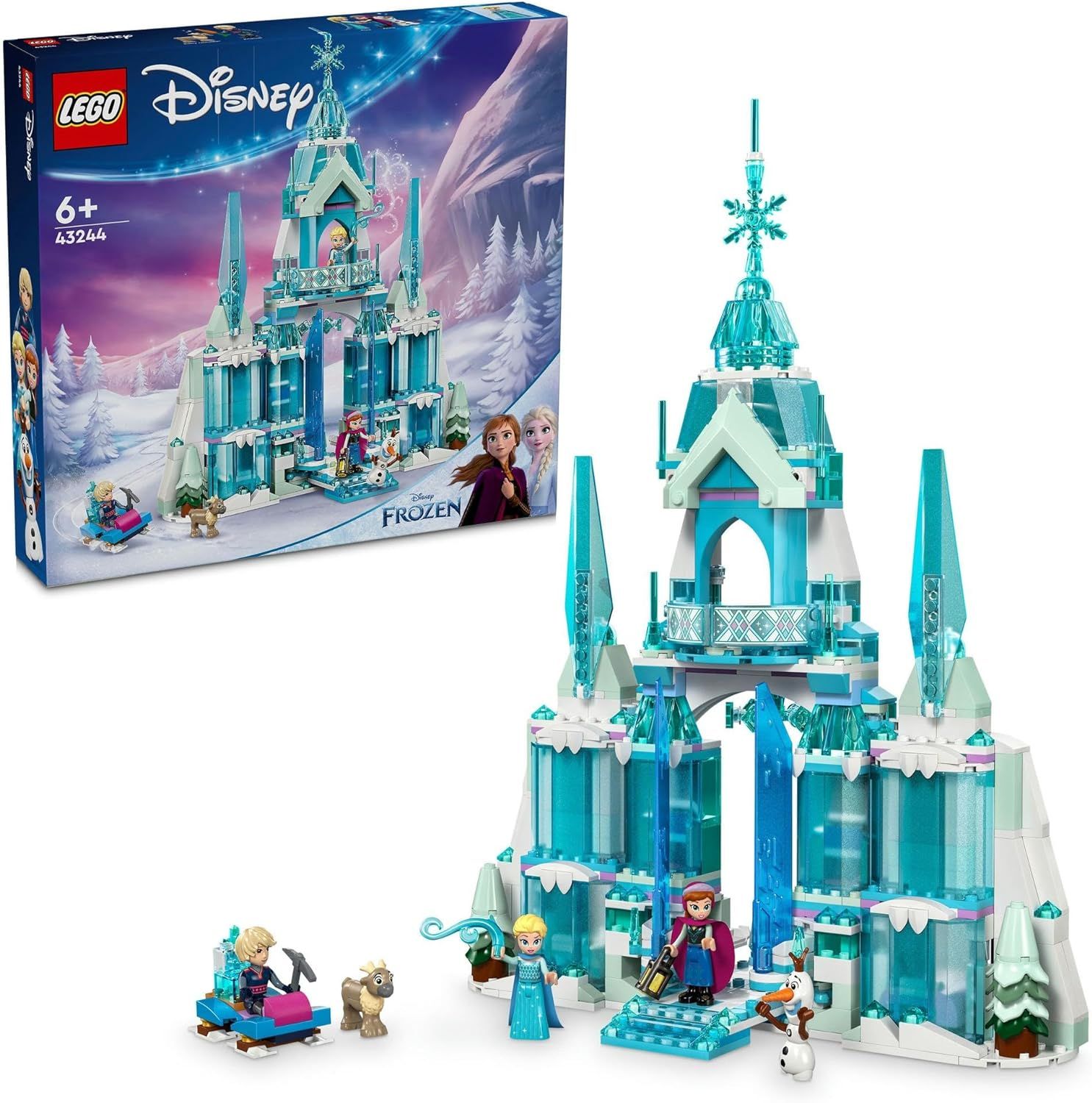 レゴ(LEGO) ディズニープリンセス エルサのアイスパレス おもちゃ 玩具 誕生日 プレゼント ブロック 知育 女の子 男の子 子供 6歳 7歳 8歳 9歳 アナと雪の女王 ディズニー グッズ 43244