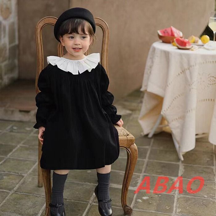 子供 ワンピース 春秋 冬 黒 ワンピース キッズ フォーマル 女の子 裏起毛なし 裏起毛あり 子供服 入園式 結婚式 入学式 卒業式 発表会 卒園式 通学 七五三 冠婚葬祭 お出かけ 小学校 幼稚園 その他