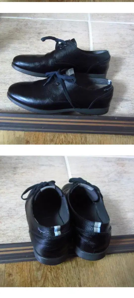 フェラガモ 黒色 メンズシューズ 265ミリ