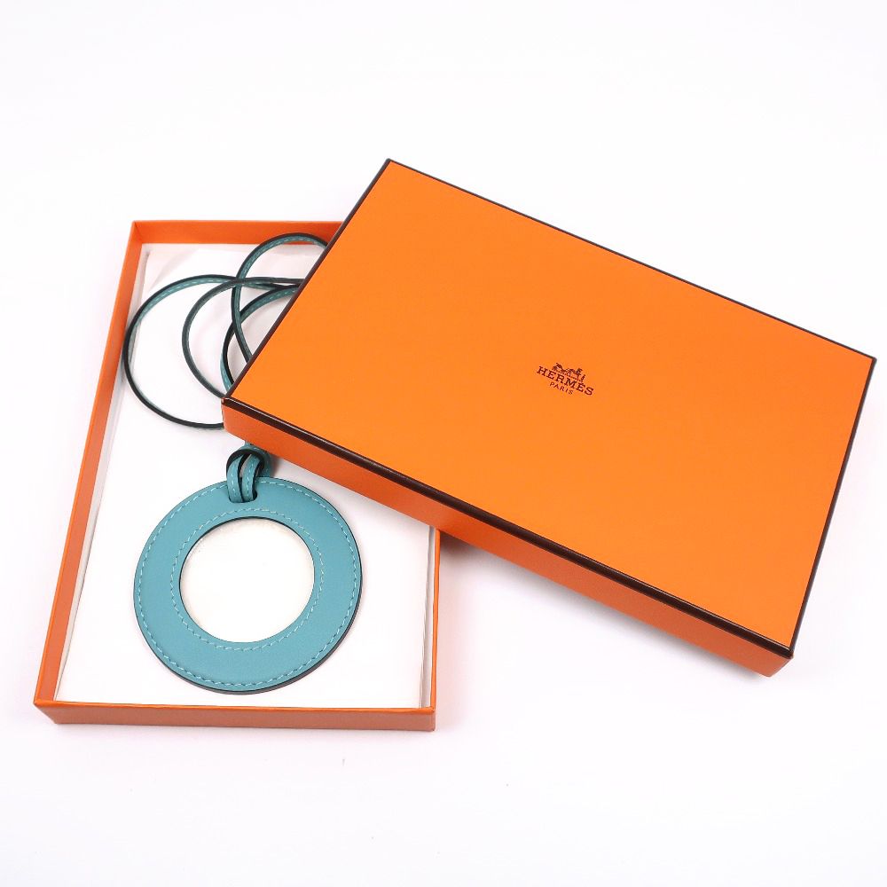 HERMES】エルメス ルーペネックレス ヴォースイフト ブルージーン 水色 