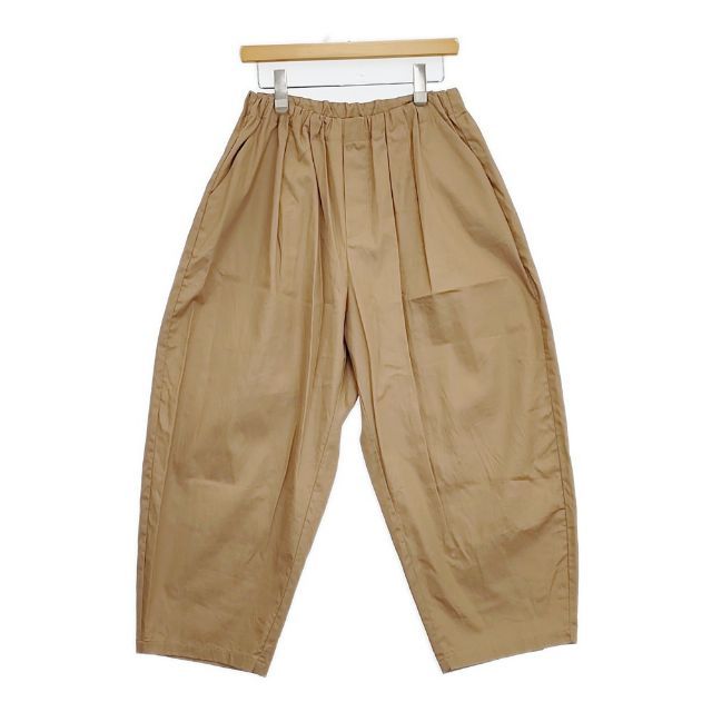 mizuiro-ind ワイドイージーパンツ コットン パンツ ベージュ レディース ミズイロインド 5-0921G∞