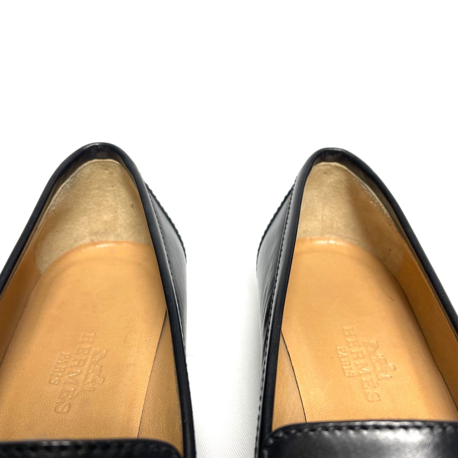 エルメス HERMES ローファー レザー モカシン デスタン ケリー