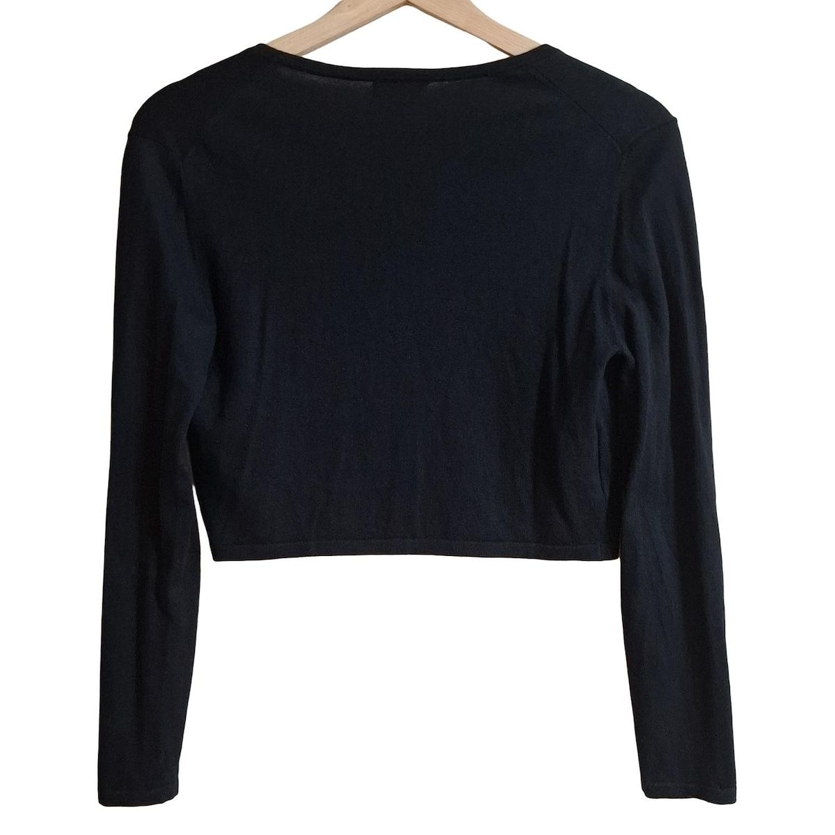 TOCCA トッカ フリルカーディガン 長袖 レディース ブラック 黒 XS TOCCA トッカ フリルカーディガン 長袖 レディース ブラック 黒 XS