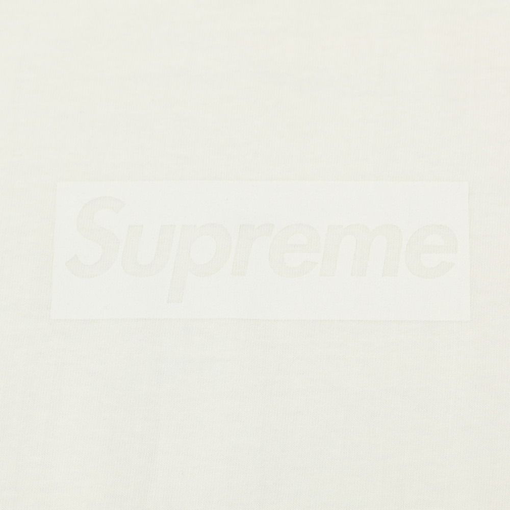 【中古】シュプリーム Supreme 2023年春夏 Tonal Box Logo Tee 半袖 クルーネック Ｔシャツ ホワイト【サイズL】【メンズ】-5