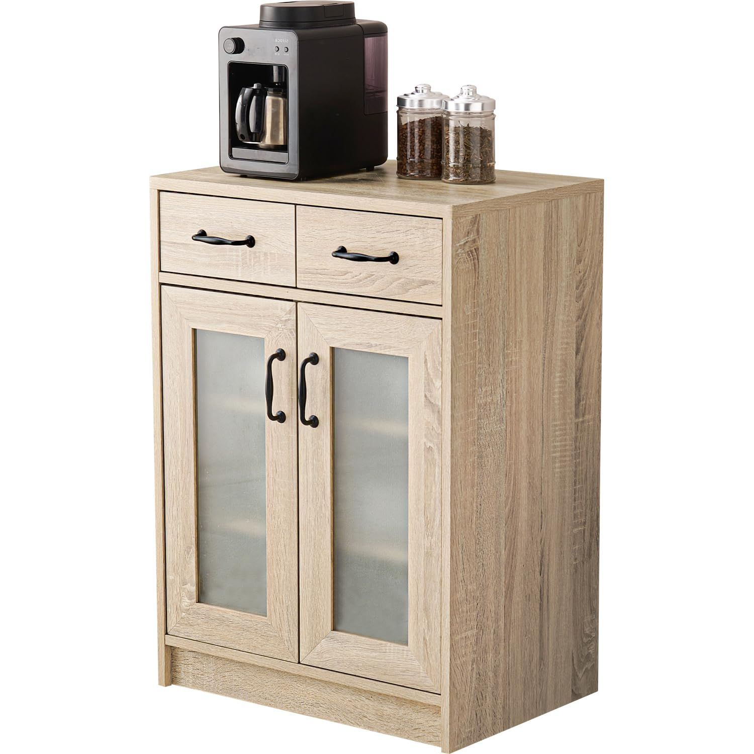 キッチン収納 カップボード ガラスキャビネット 同シリーズで