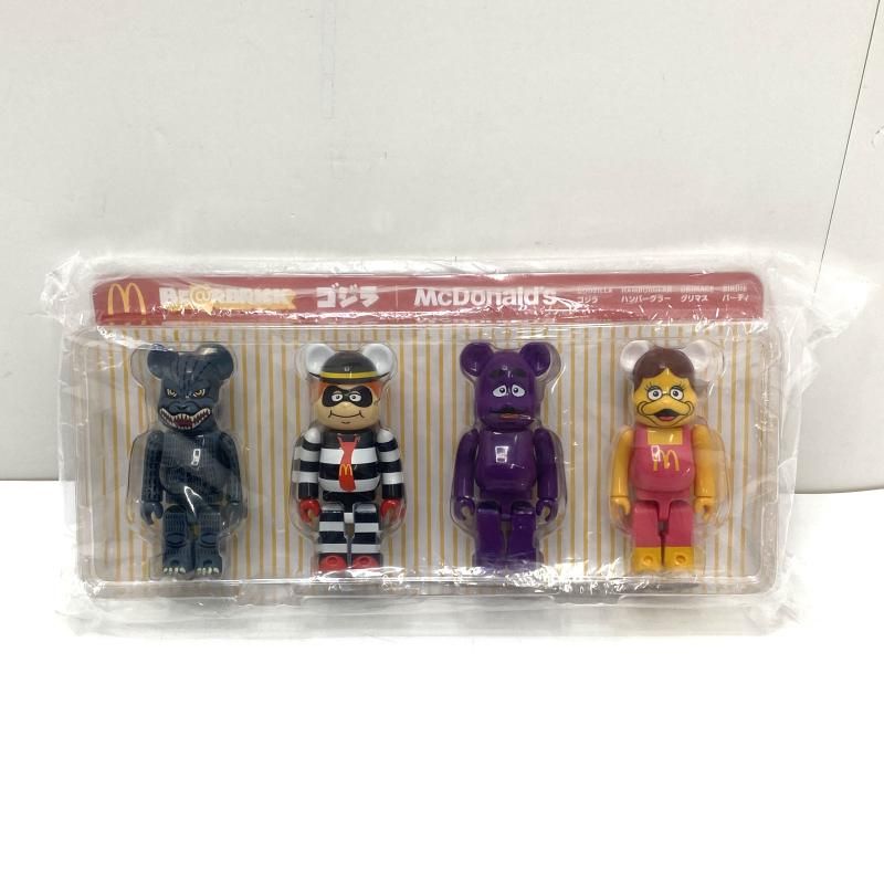 中古】ゴジラVSマクドナルド BE@RBRICK 150% 4体セット 中古】ゴジラVSマクドナルド BE@RBRICK 150% 4体セット