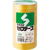 まとめ買い 積水化学 セロテープ 工業用 10巻入 NO.252 18X50 ×3セット