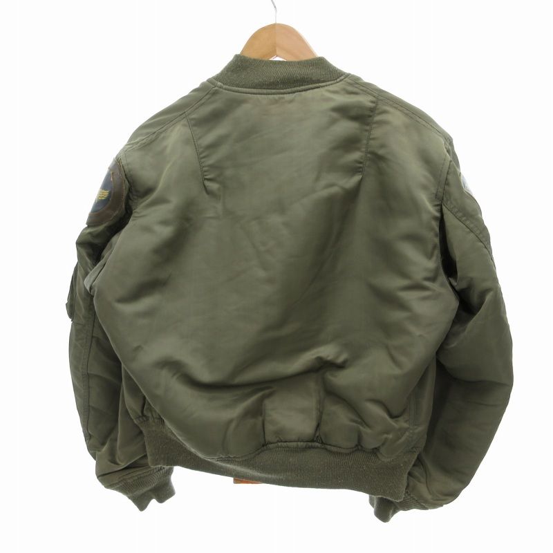 BRICK TOWN MA-1 フライトジャケット Lサイズ グリーン 楽天市場
