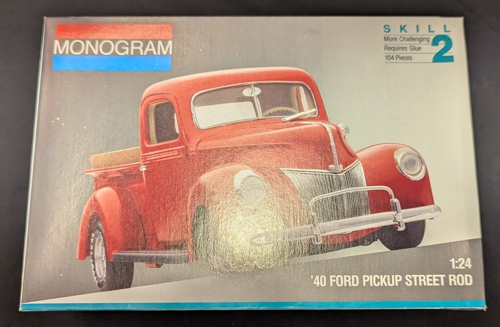 モノグラム社（Monogram）「'40 フォード ピックアップ ストリートロッド」 モノグラム社（Monogram）「'40 フォード ピックアップ ストリート