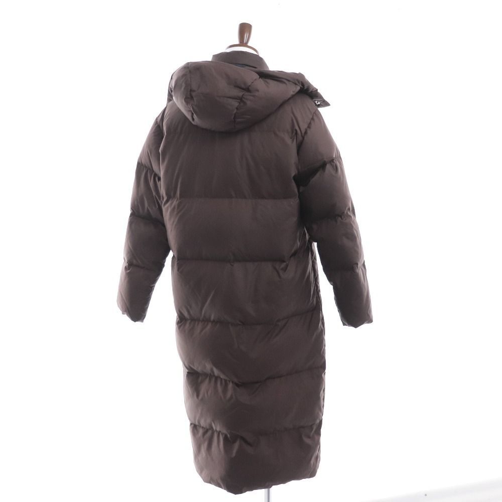 デサント スーパーロングダウンコート S ブラウン