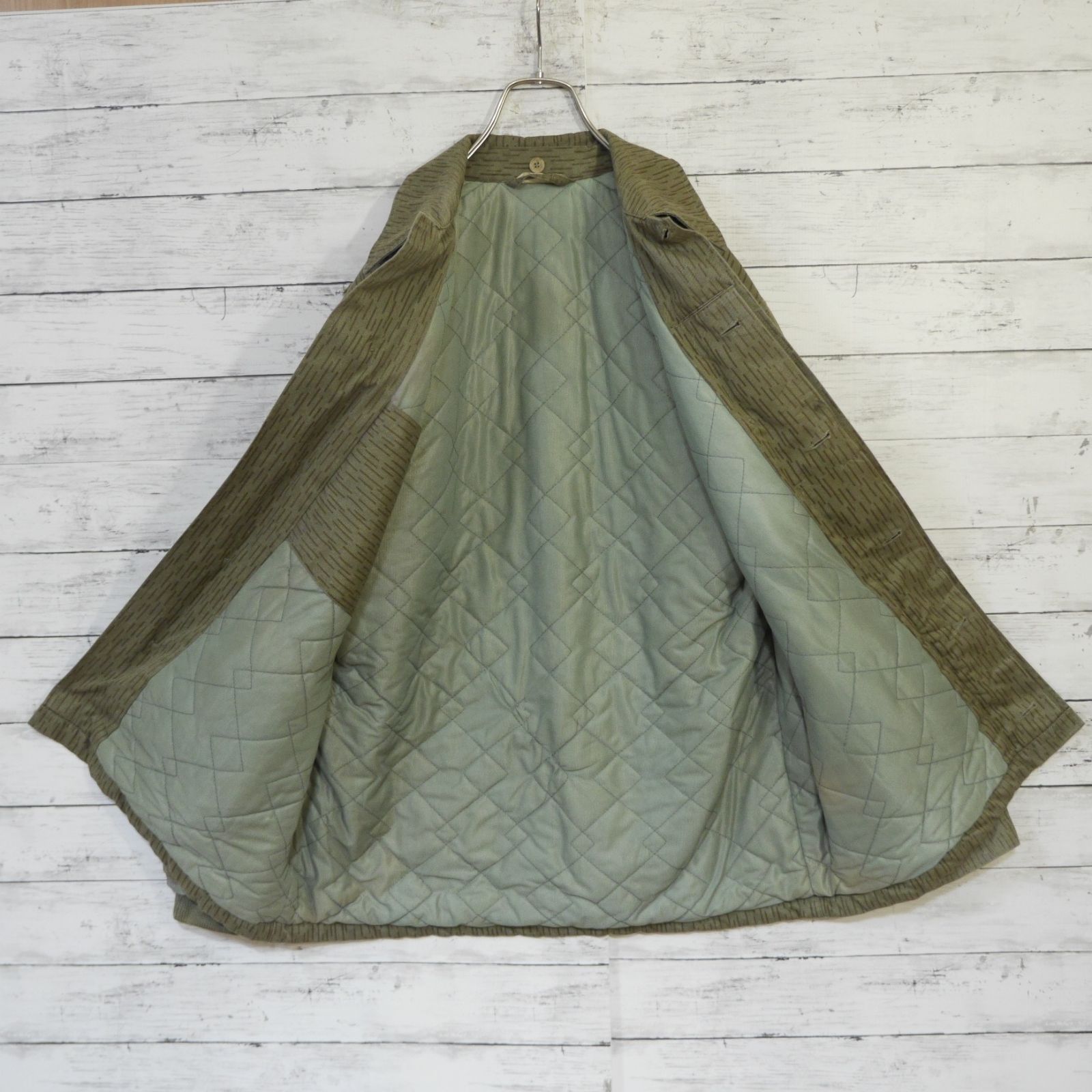 70s 実物 東ドイツ軍 German Army ヴィンテージ レインドロップカモ 