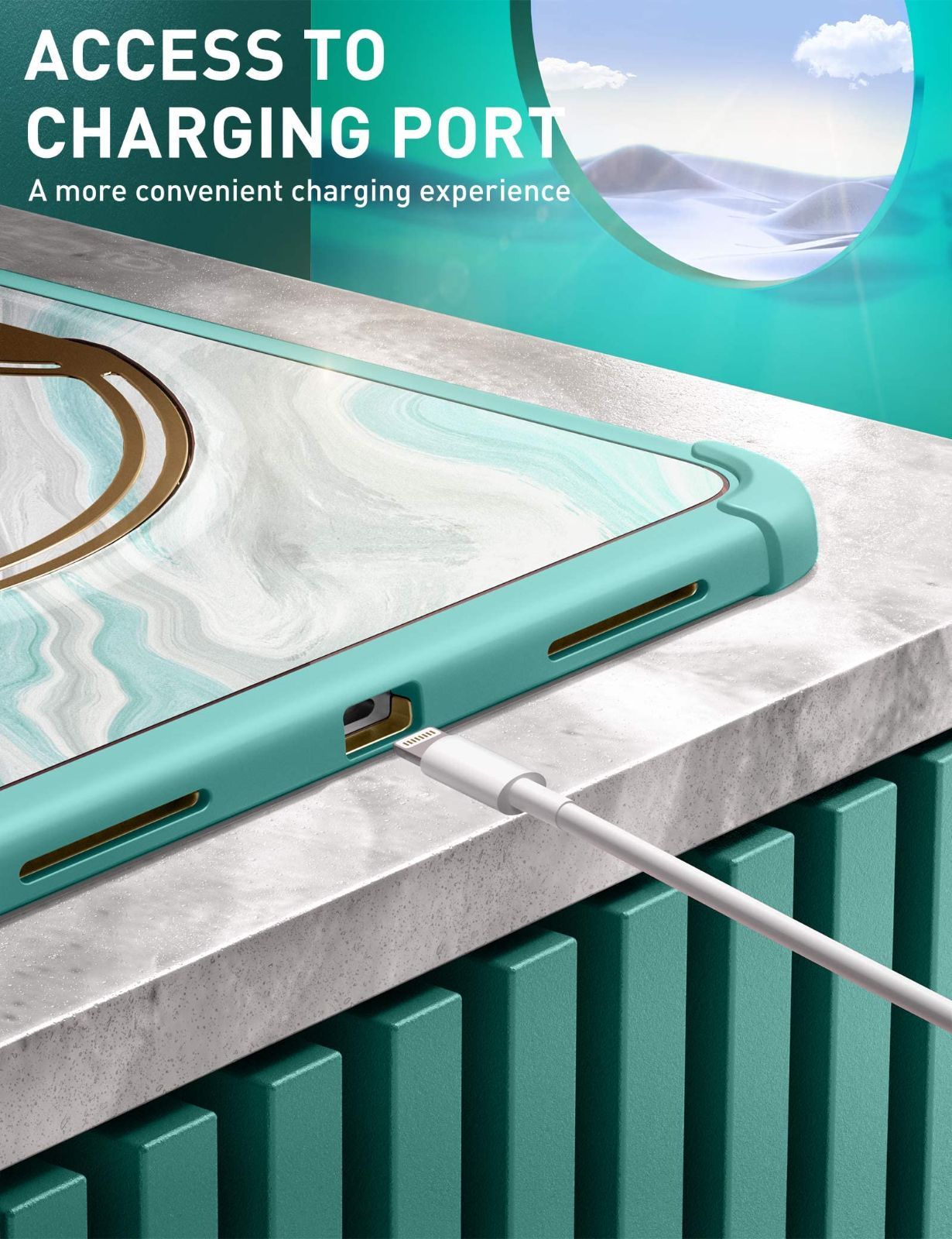 Apple iPad (アイパッド)64GB カバー・充電コードあり シルバー Apple