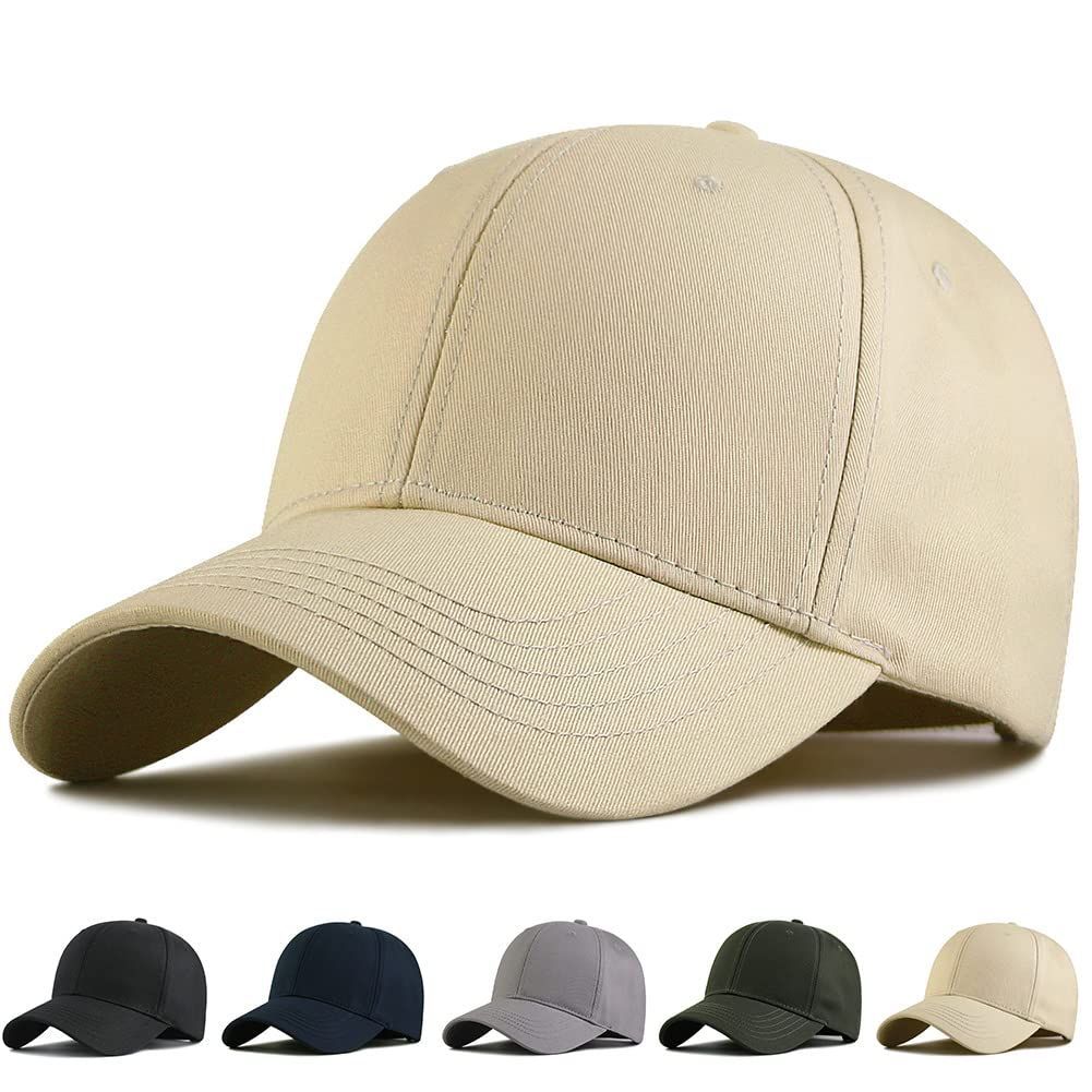 【特価商品】大きいサイズ 帽子 コットン100%特大60-65cm専門機関UPF50+測定済み キャップメンズ 深め メンズ 紫外線対策 日よけ 型崩れない 無地 キャップ シンプル 人気 おしゃれ かっこいい An
