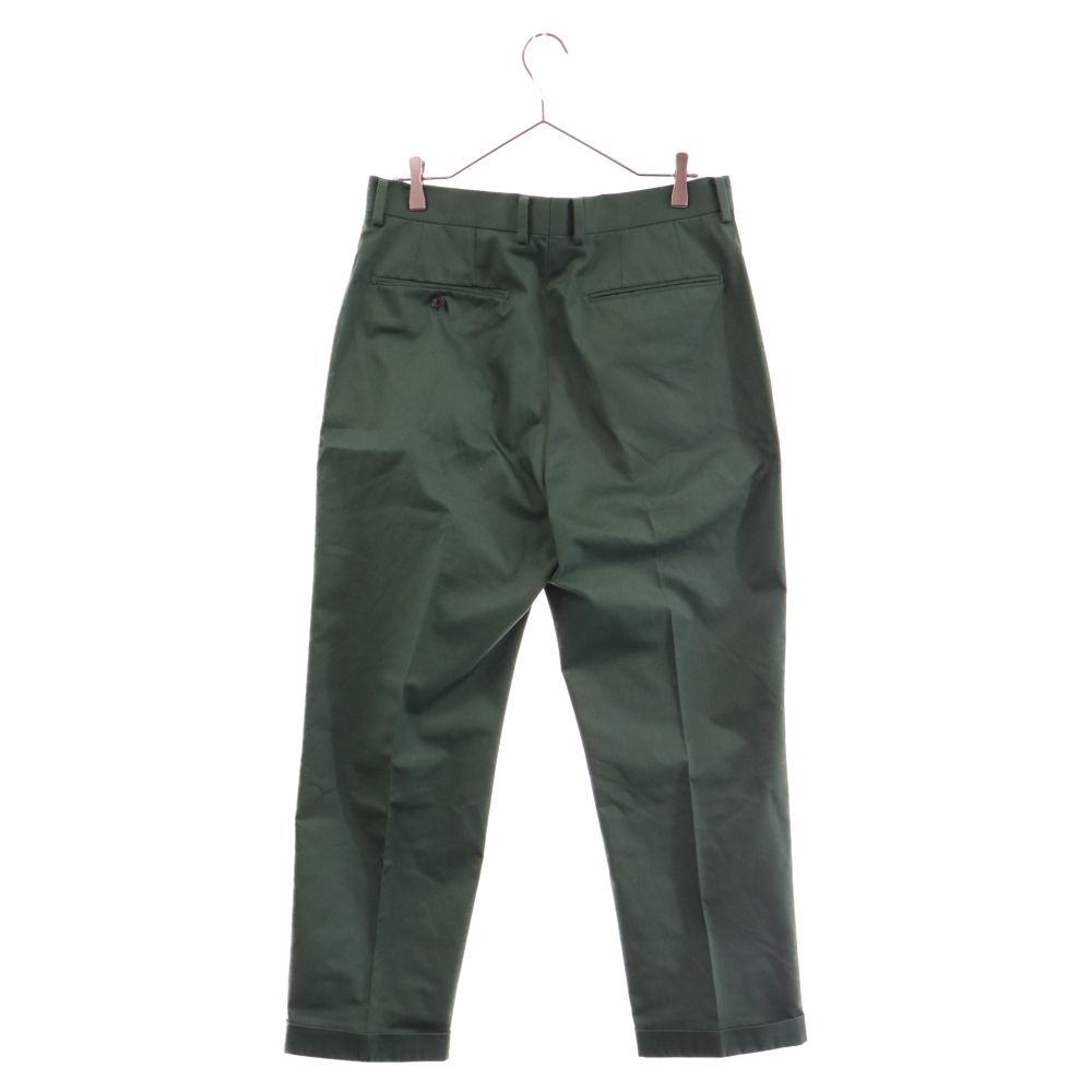 wackomaria PLEATED TROUSERS T/C素材 グリーン PLEATED TROUSERS (TYPE-2) | WACKO MARIA - ワコマリア | Specs