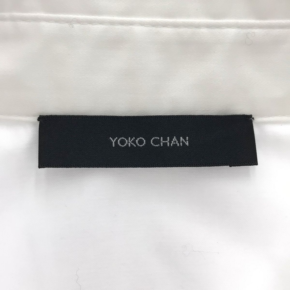YOKO CHAN フリル付きホワイトTシャツ ハーフスリーブラッフルレイヤーカットソー – YOKO CHAN