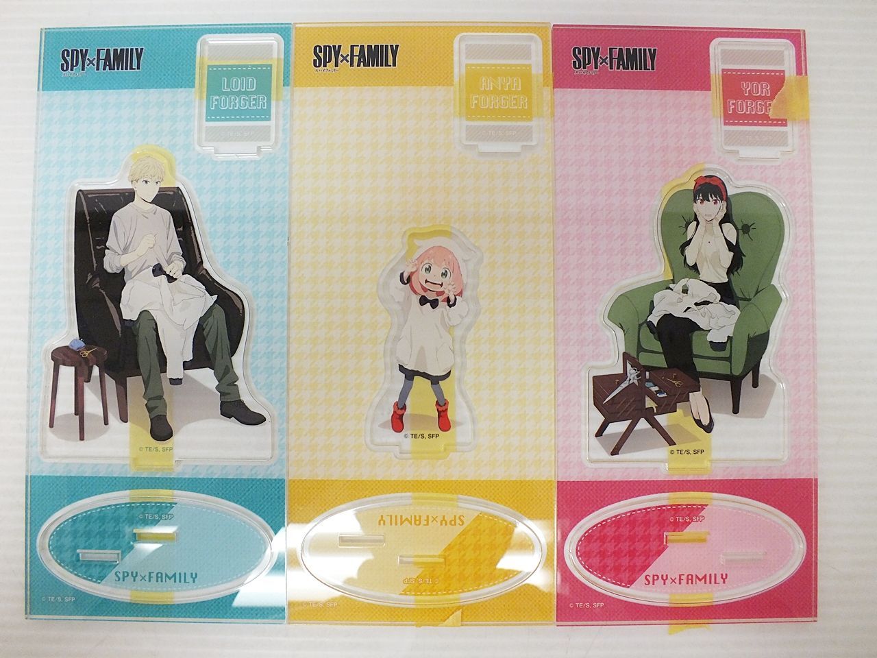 SPY FAMILY スパイファミリー グッズ アクリルスタンド 3点セット 中古 ...