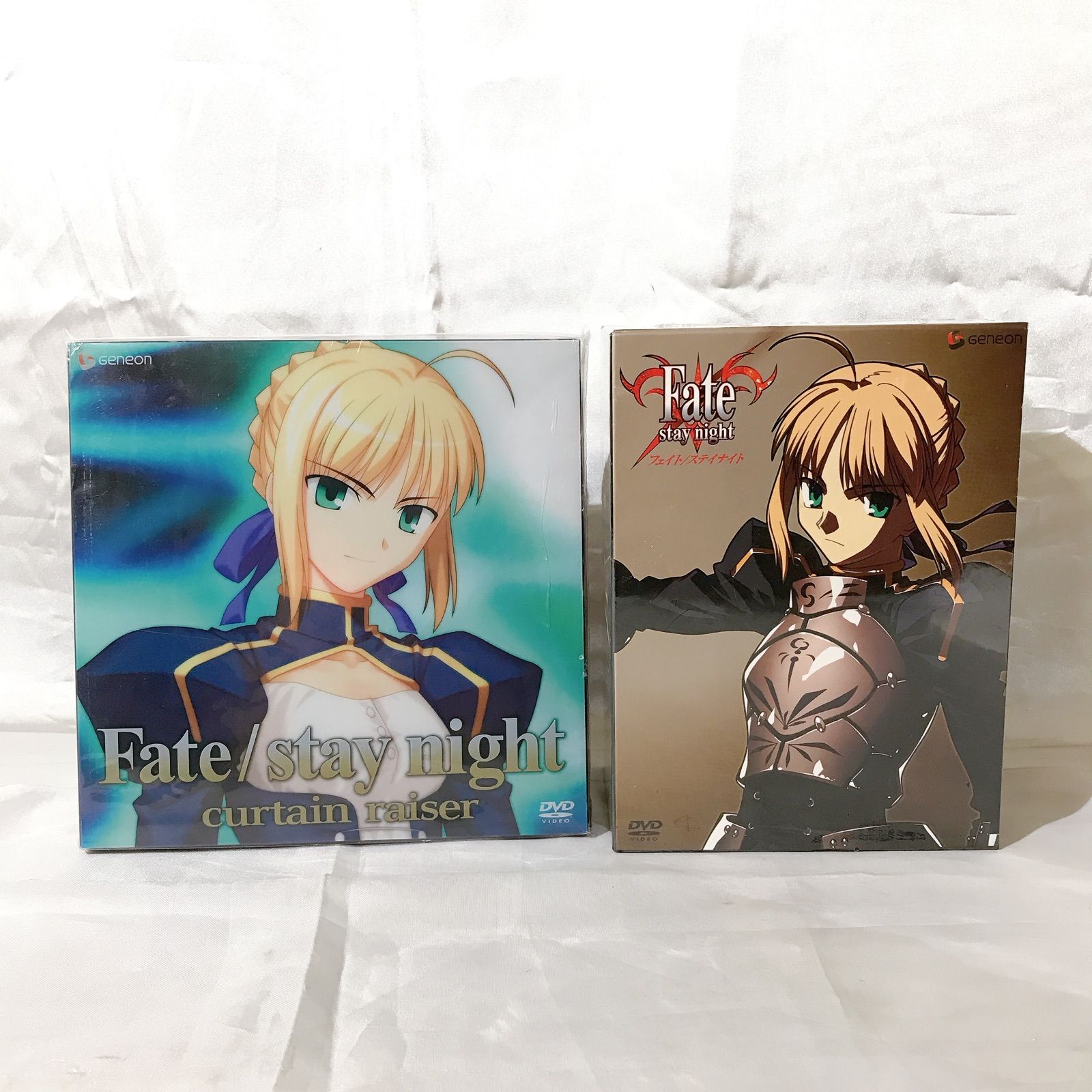 未開封品】公式アニメDVD Fate/stay night フェイトステイナイト Vo.1 u0026 curtain raiser セット 初回限定版 -  メルカリ