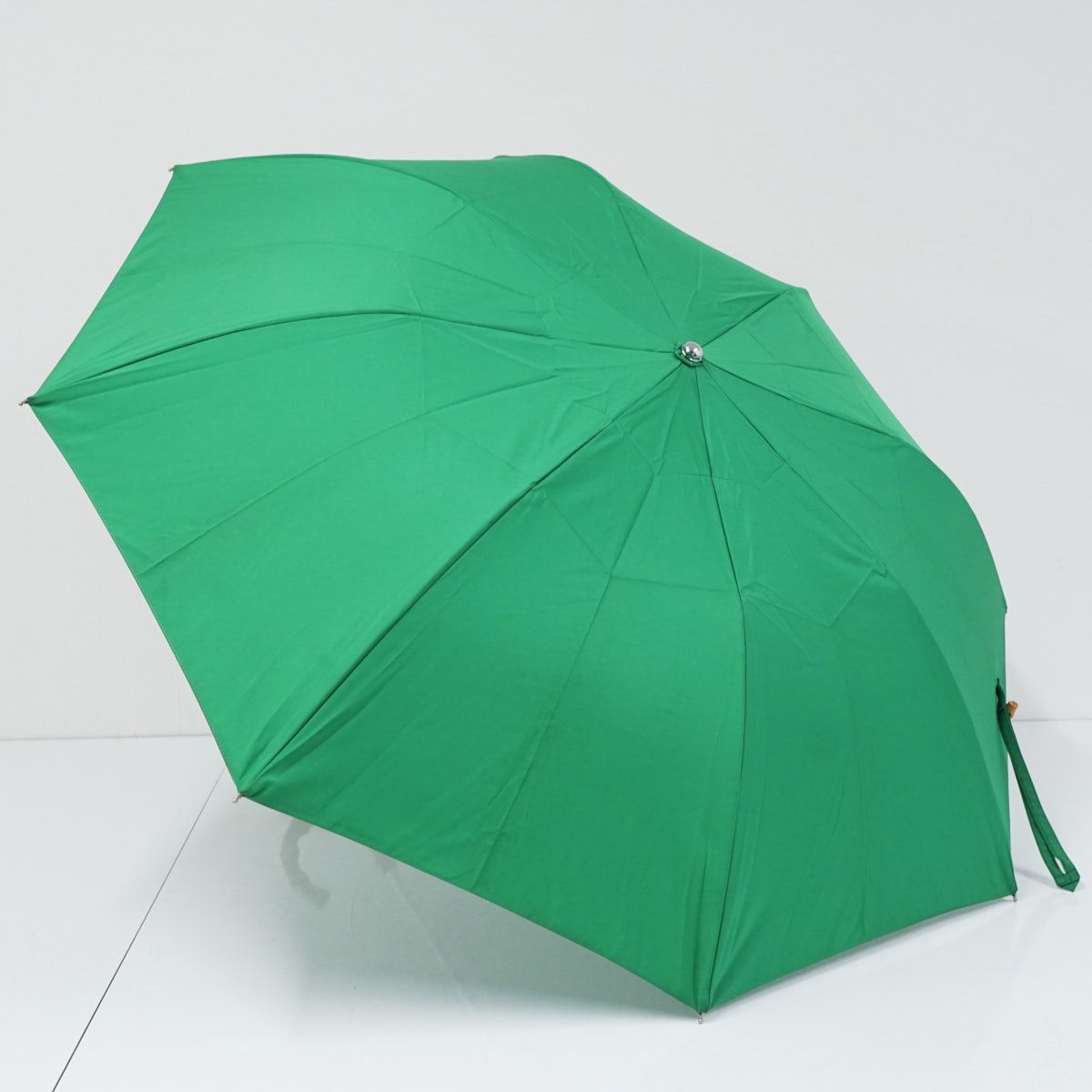 折りたたみ傘 BonBon store ボンボンストア 晴雨兼用 スタンダード折傘 寒竹 グリーン 50cm KR FS8929