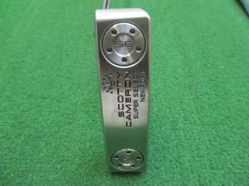 タイトリスト SCOTTY CAMERON SUPER SELECT NEWPORT 34インチ パター PT スチール フレックスその他 メンズ 男性用 右利き 右用 Cランク ゴルフクラブ