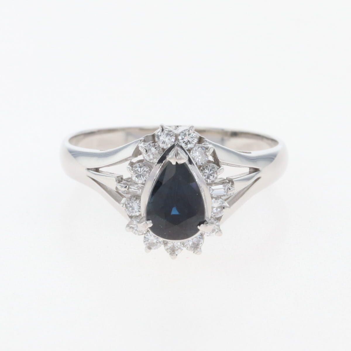 メレダイヤ デザインリング プラチナ 指輪 リング 12号 Pt850  