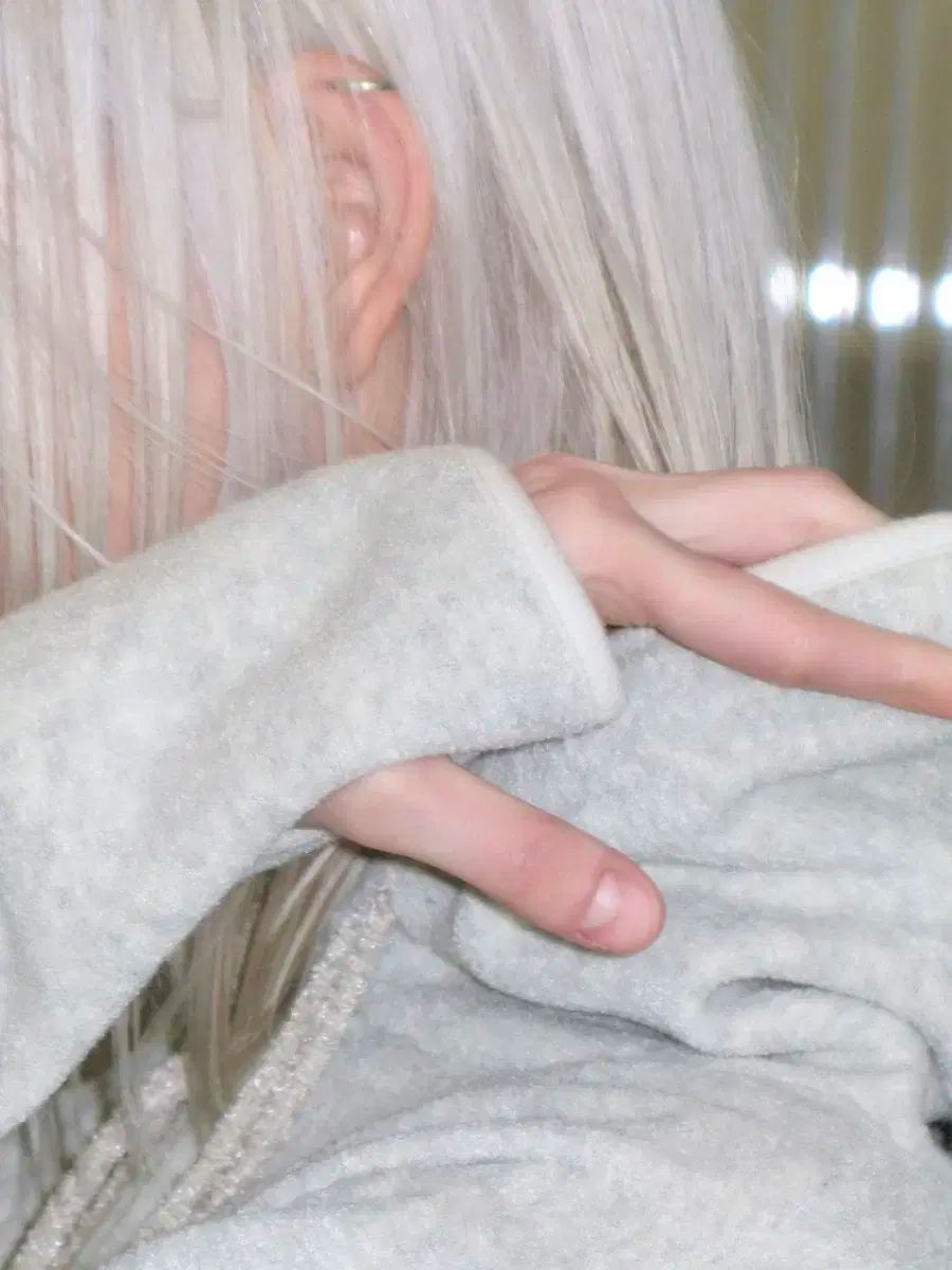 タイプサービス ソフト フリース フーディー グレー