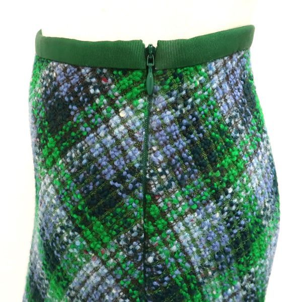 Drawer ブークレツイード フレアスカート 38 ドゥロワー Drawer ブークレツイード フレアスカート 38 ドゥロワー