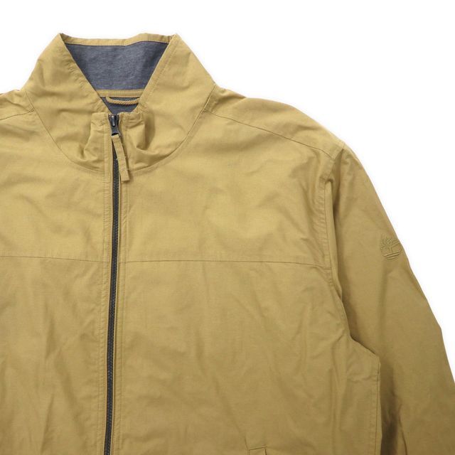 Timberland シェルジャケット 2XL ベージュ コットン ナイロン 撥水加工 ビッグサイズ