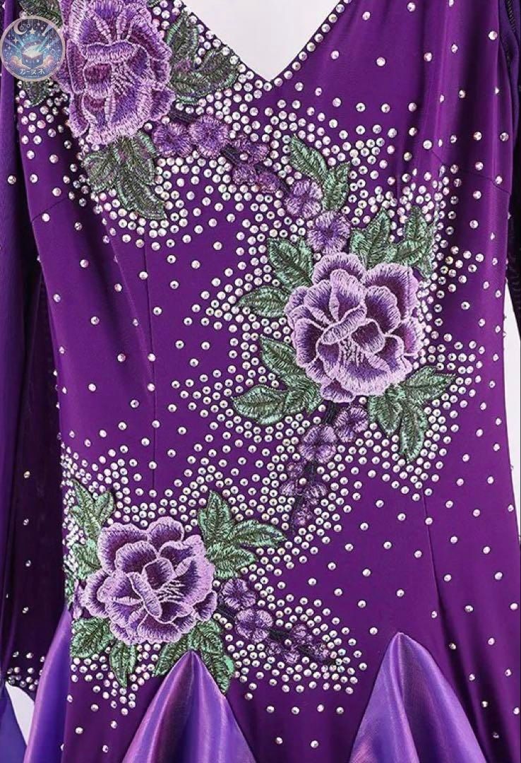 絶対にあなたの一番選択！ ♥ 豪華ストーン付きスタンダードドレス 競技会や発表会 デモにもオススメ 品質保証で、高速配送！