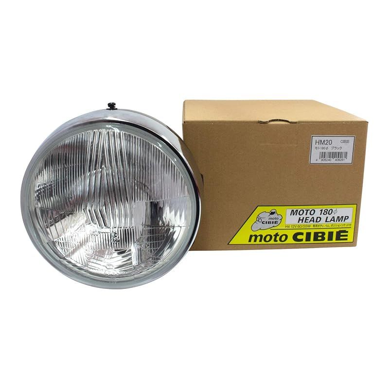 CIBIE [シビエ] MOTO φ180 & CL [ボディ付ヘッドランプASSY] H4