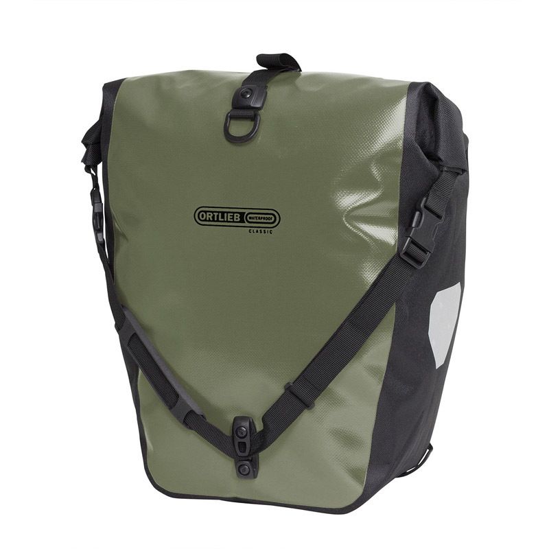 ORTLIEB オルトリーブ バックローラー QL2.1 ペア 防水IP64 パニアバッグ サイクル オリーブ 40L ペア