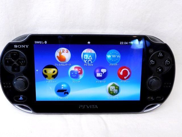 SONY - 動作確認 初期化済み PS VITA SONY ソニー ヴィータ ■ PCH-1100 本体 ソフト6点付き メモリーカード16GB付き □ ７B 動作確認 初期化済み PS VITA SONY ソニー ヴィータ PCH-1100