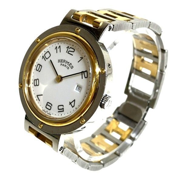 エルメス Hermes クリッパー クォーツ 時計 腕時計 レディース