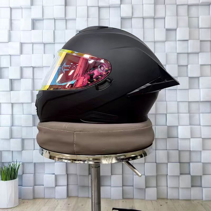LVS レーシングフルフェイスヘルメット 内臓レンズ ダブルシールド S〜XL LVSフルフェイスヘルメット ダブルレンズヘルメットM〜XXL - メルカリ
